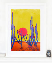 Load image into Gallery viewer, Cactus Sunset - Limited Edition Fine Art