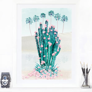 Cactus Oasis - Limited Edition Fine Art