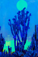 Load image into Gallery viewer, Cactus Moonlight - Limited Edition Fine Art