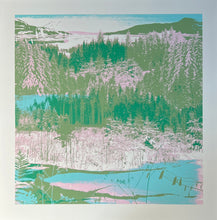 Load image into Gallery viewer, Forest Lake screen print