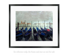 Load image into Gallery viewer, Gondolas at sunset - Limited Edition Fine Art