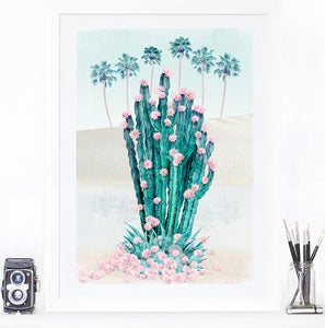 Cactus Oasis - Limited Edition Fine Art