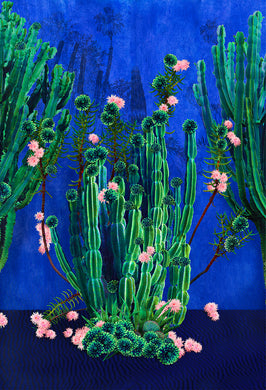 Cactus Majorelle - Limited Edition Fine Art