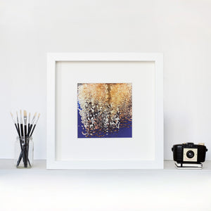 GOLD ON INK BLUE  - Fine Art Limited Edition