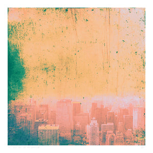 New York red blue green and gold - Fine art limited edition